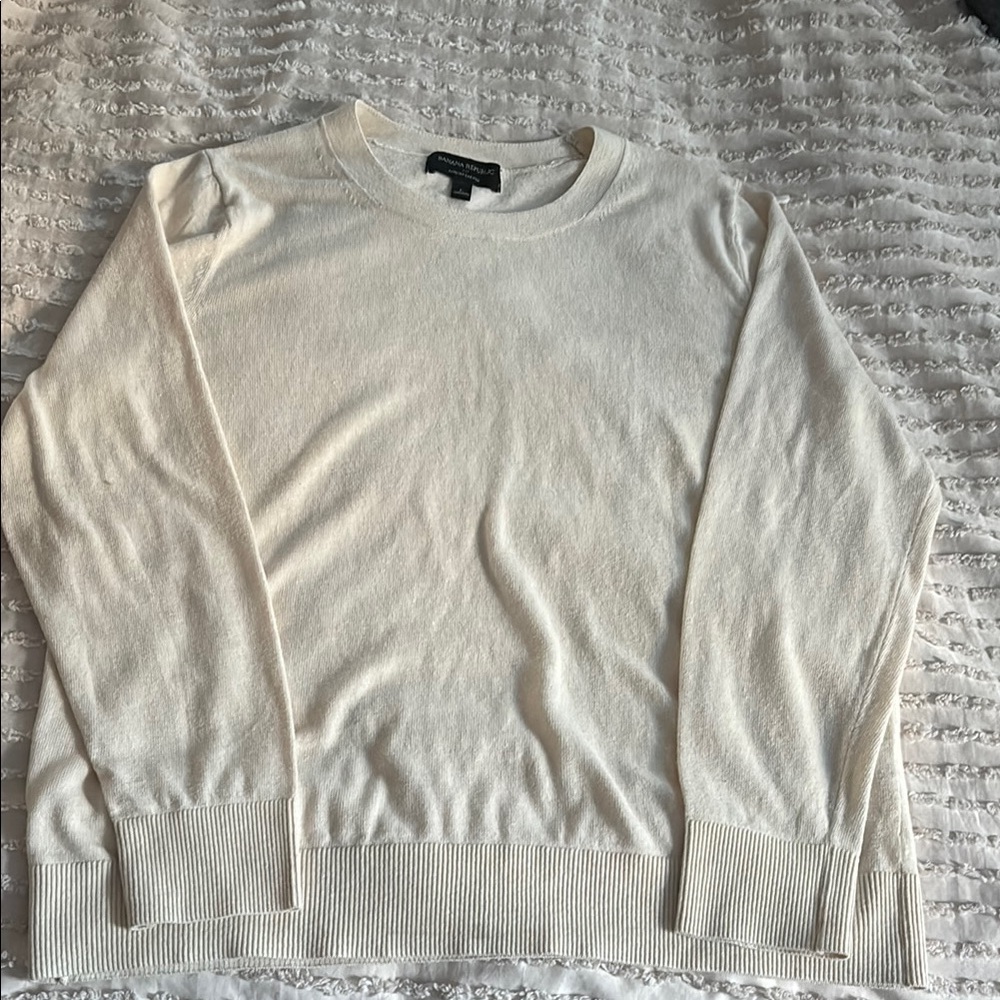 Banana Republic Factory Cream Sweater
